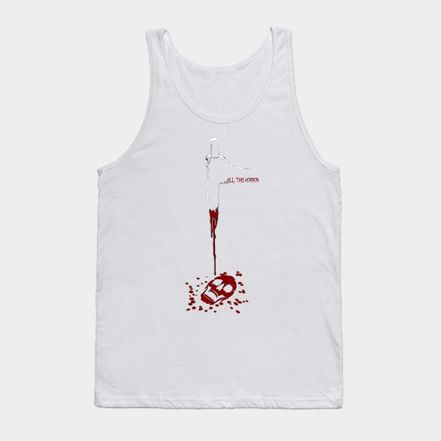 ATH 2020 with Knife Logo Tank Top by All The Horror